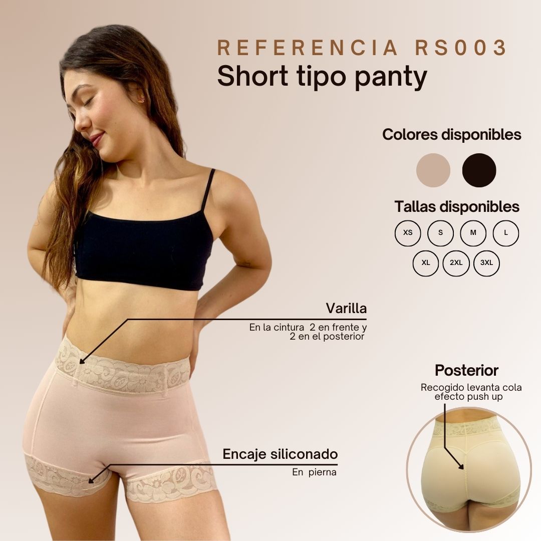 Panty Faja Levantacola - Efecto Lipoinyección Glutea 2 x 1